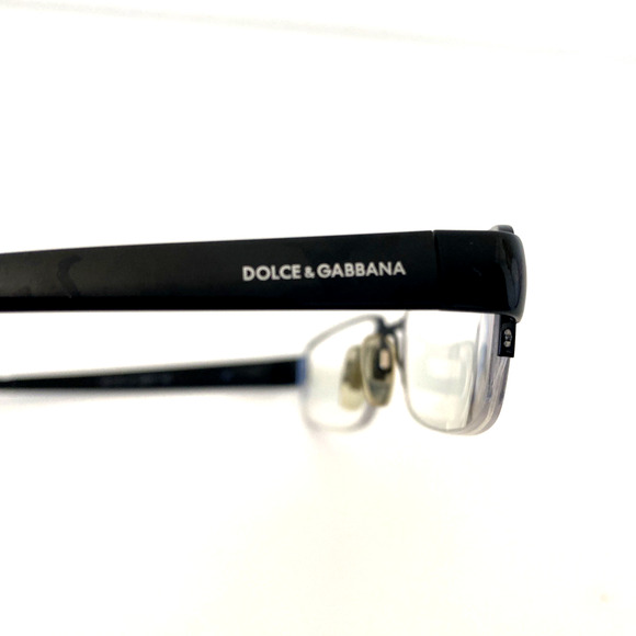 Dolce & Gabbana Eyeglasses Rectangular Half Rim Black DG 1110 01 52 17 135 main image 10